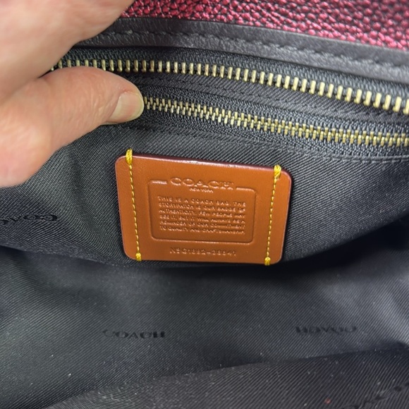 Coach Metallic Dreamer Colourblock Satchel Handbag - Picture 7 of 16